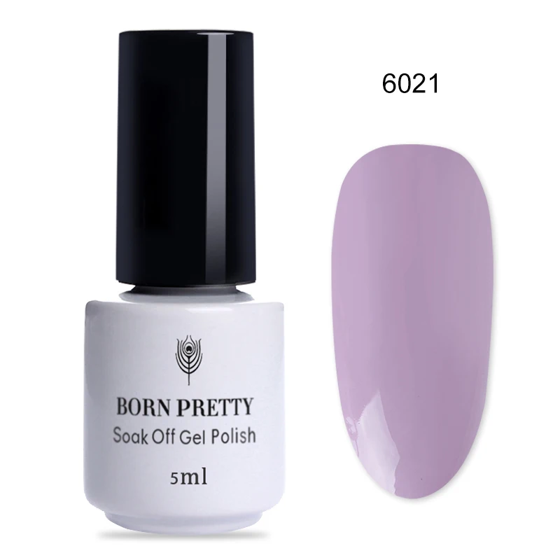6021 Серия BORN PRETTY Pink Гель-лак для ногтей чистый цветной гель для ногтей лак 6 м отмачиваемый УФ-Гель-лак дизайн ногтей маникюр сделай сам - Цвет: 6021