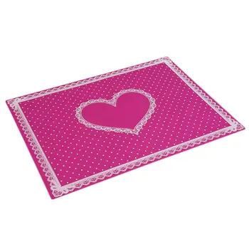

New Silicon Lace Polka Dot Heart Pattern Nail Art Table Mat Pad Manicure Clean Cute Foldable Washable Nail Tools