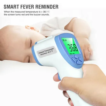 

1pc New Thermometer High Quality Non-contact Forehead Body Digital Infrared Thermometer Temperature Measure Accessories