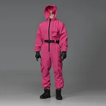

1/6 Scale Squid Game Cosplay Costume Korean TV Series Red Jumpsuit Cosplay for 12 inch Action Figure Body Model