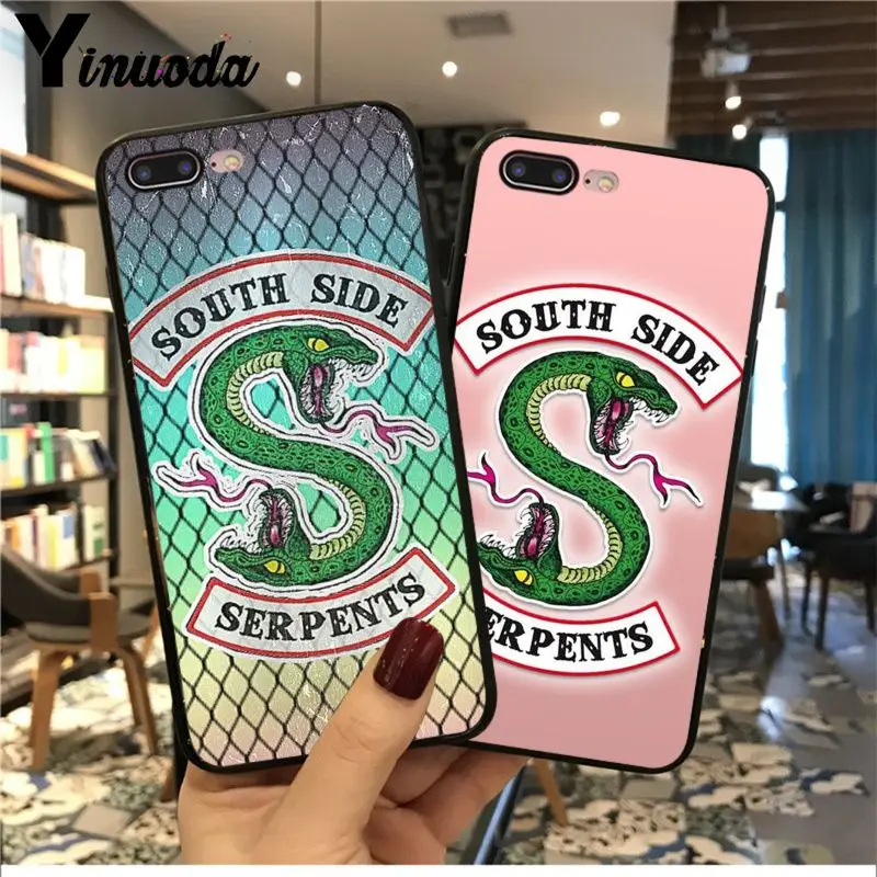 Yinuoda ривердейл &quotSouth Side serpents&quot протектор чехол для iPhone X XS MAX 6 6s 7 plus 8 Plus 5 5S SE XR 11pro