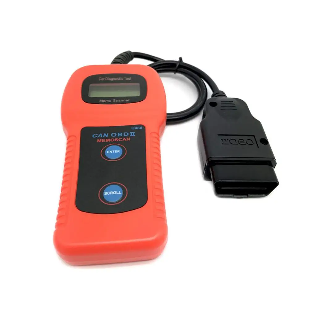

U480 OBD2 Engine Code Reader Car Fault Code Detector Car Diagnostic Scanner Tool Multilingual Detector Code Reader CAN BUS