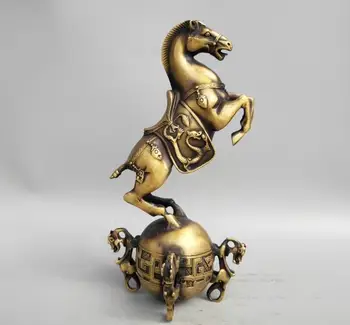 

Collection archaize brass horse seismograph statue