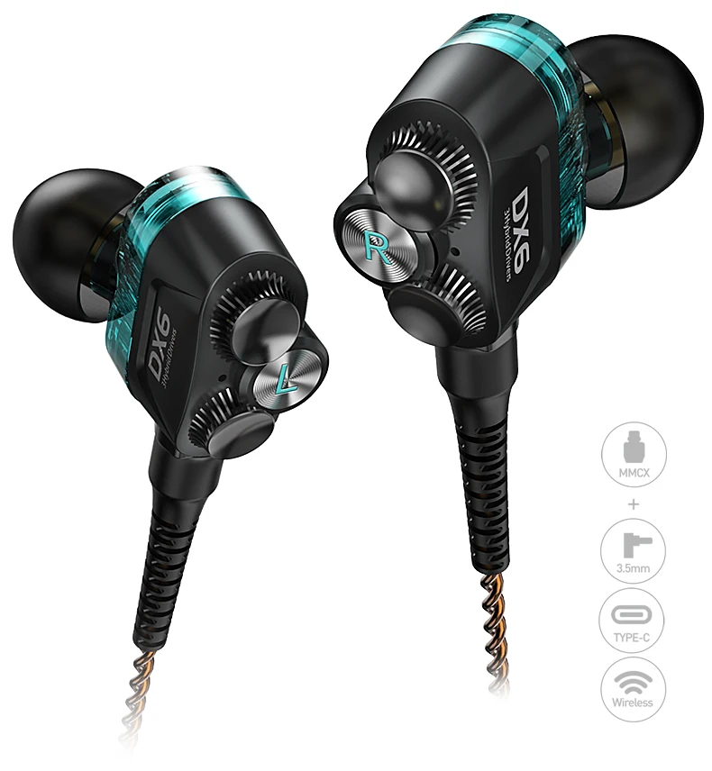 Профессиональные Металлические Наушники PLEXTONE DX6 проводные наушники вкладыши 3 5