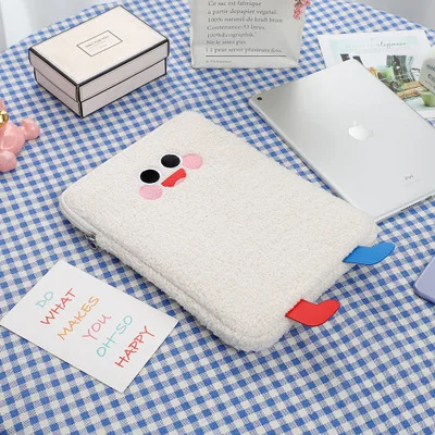 

ins Korean cartoon cute student girl plush tablet bag 11 inch 10.5 inch 9.7 inch liner bag