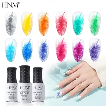 

HNM UV Gel Nail Polish Frost Flower Nail Varnish Soak Off Primer UV LED Long Lasting Gel Polish Lacquer Nail Art Manicure 8ML