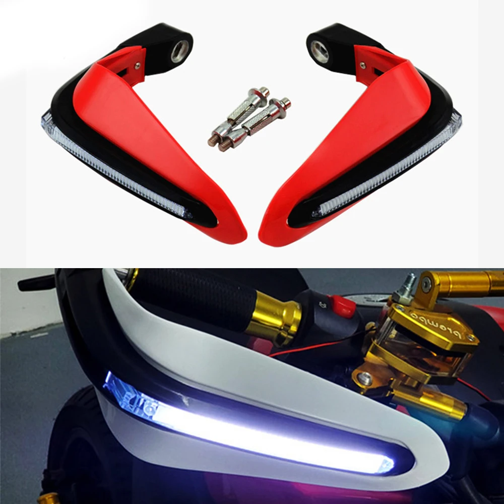 Ручной защитный светильник на руль мотоцикла для kawasaki er6n suzuki gs 500 honda cb190r r15 v3 mt 07 ktm
