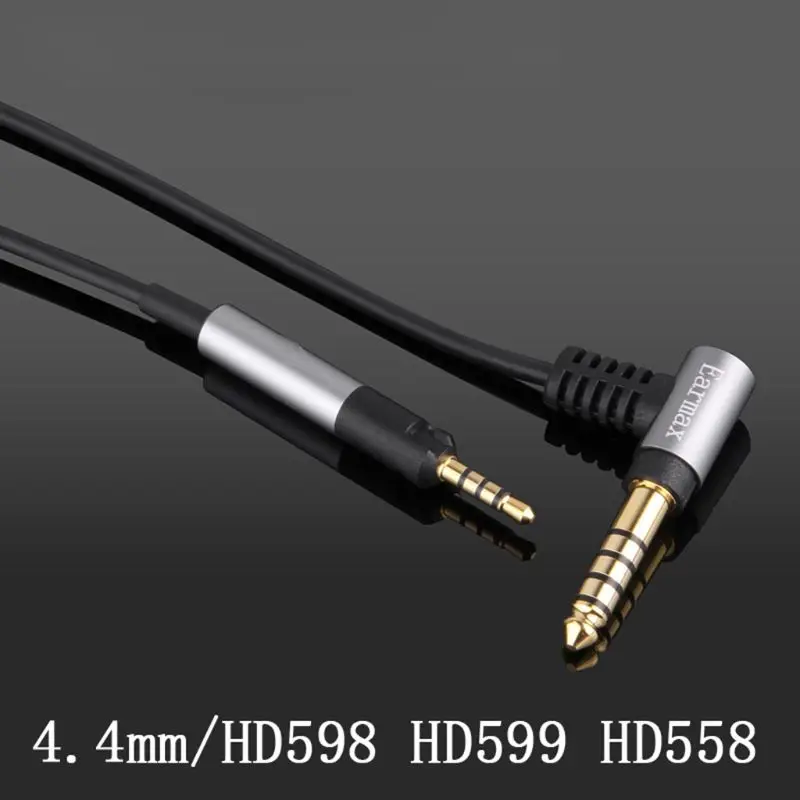 Replacement Cable for Sennheiser HD598 HD558 HD518 HD598se Headphone Earphone Headset 3 5mm To 2 5mm Silver Plated Audio Cables