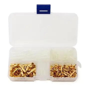 

120pcs/box Brass Bullet 3.5mm Connector Terminal Male & Female with Cover