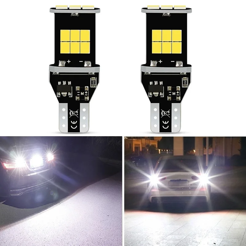 2 шт. T15 T16 W16W светодиодный светильник заднего хода 920 921 912 Canbus для Hyundai IMAX ix35 Lantra Santa
