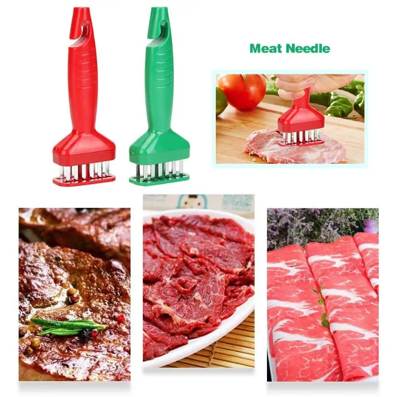 

Meat Tender Needle Stainless Steel Steak Pork Needles Practical Kitchen Cookware Reduce the Contraction of Cooking Time