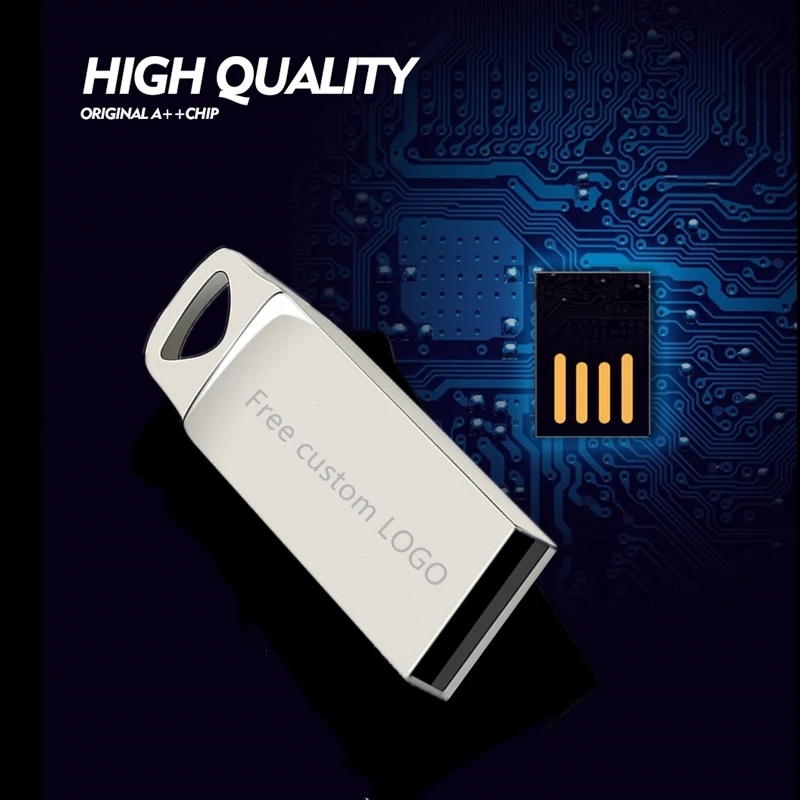 USB 2.0 Flash Memory Stick 8gb High Speed Metal USB Flash Drive 32gb U Disk 16gb Pendrive 64gb Pen drive 128gb Free custom LOGO