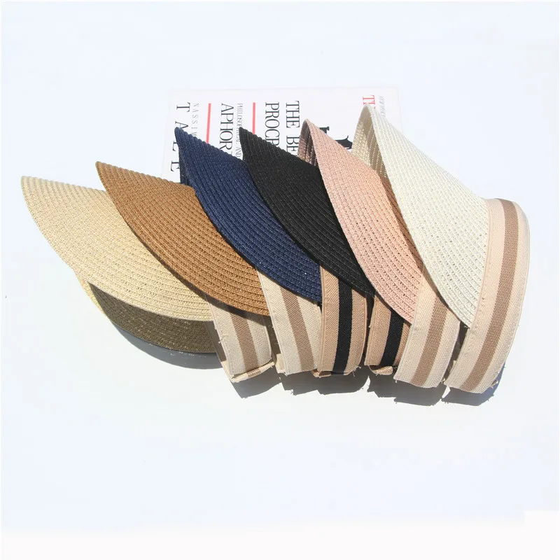 Generisch Chapeau De Soleil Fedora Pour Enfant - Chapeau De Paille à Large Bord - Chapeau De Soleil - Chapeau De Soleil Pour La Plage, C, Taille Unique