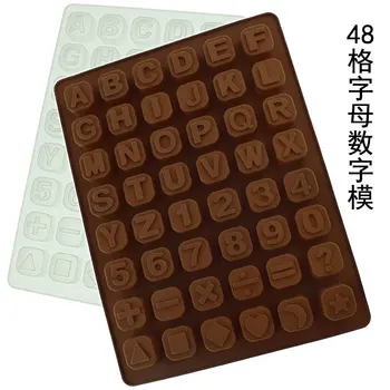 

Numbers Chocolate Cake Bakery Handmade Soap Mold Epoxy Modeling Mold