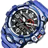 SMAEL Men Sport Watches Dual Time Digital Watch Quartz 50m Waterproof Watch Led Military Watch Sport 8035 Men Watches Wristwatch ► Photo 2/6