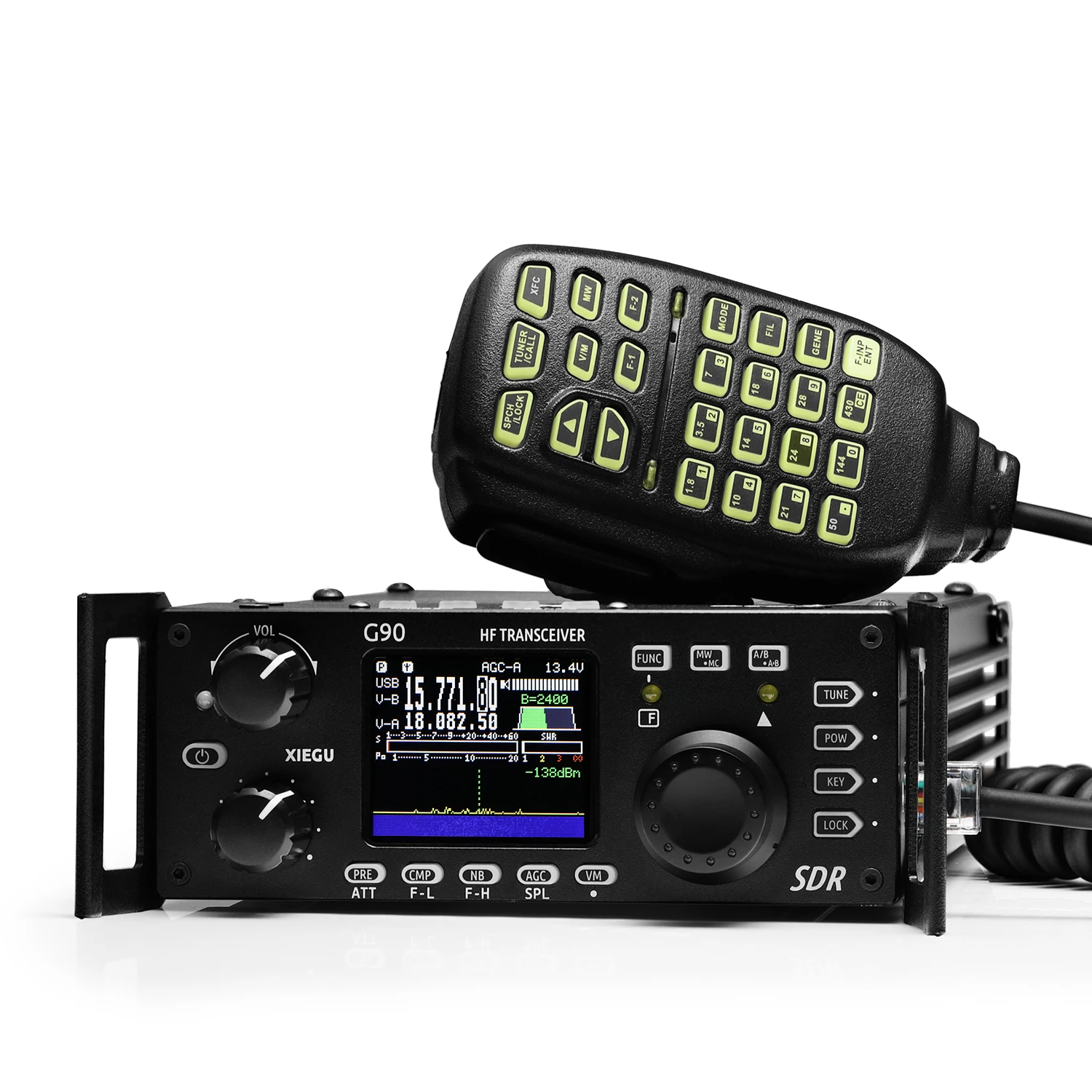 Любительский радиоприемник XIEGU G90 QRP HF 20 Вт SSB CW AM FM 0 5 30 МГц SDR структура со