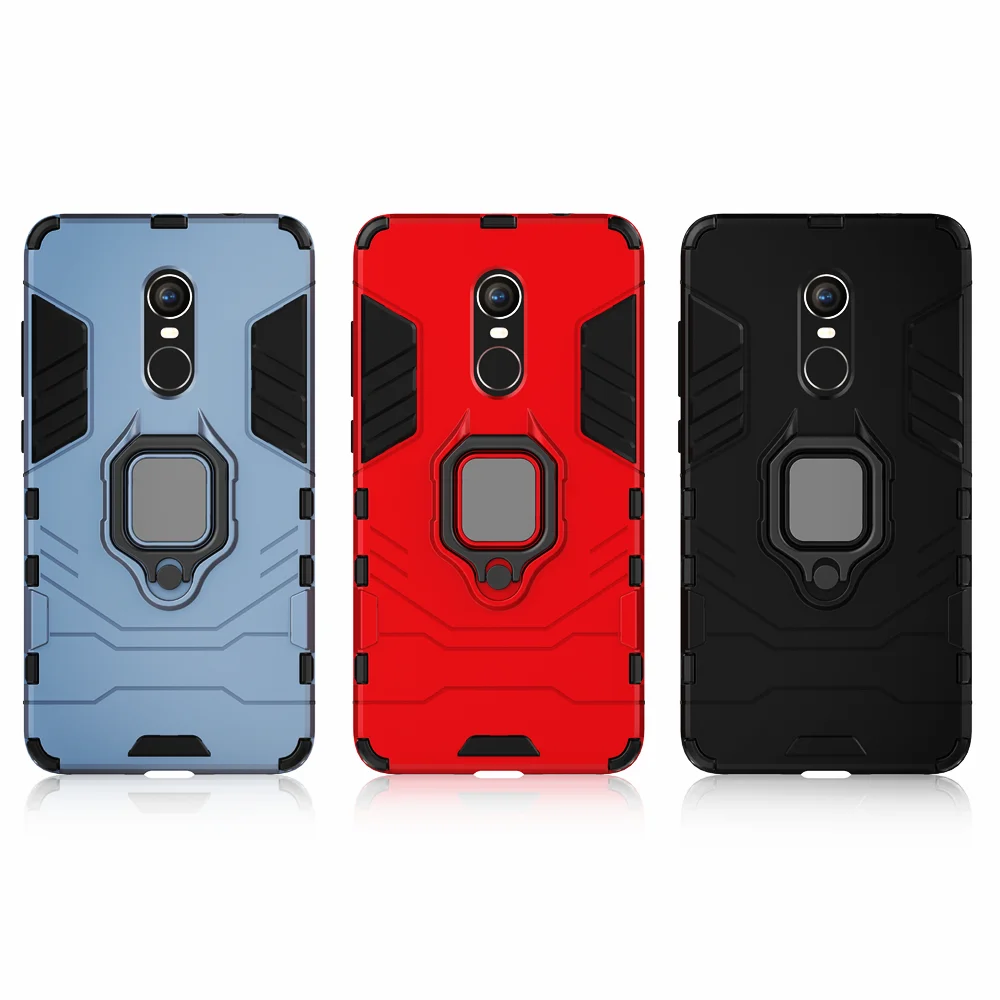 Funda a prueba de para Xiaomi Redmi Note 4 4X, carcasa con anillo, soporte para teléfono, Funda trasera para Xiaomi Redmi Note 4x Note4 4 X - AliExpress