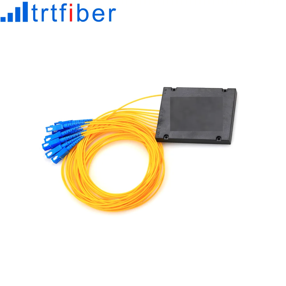 

1X8 ABS Splitter SC/APC SC/UPC Single Mode Fiber Optical PLC Box High Quality