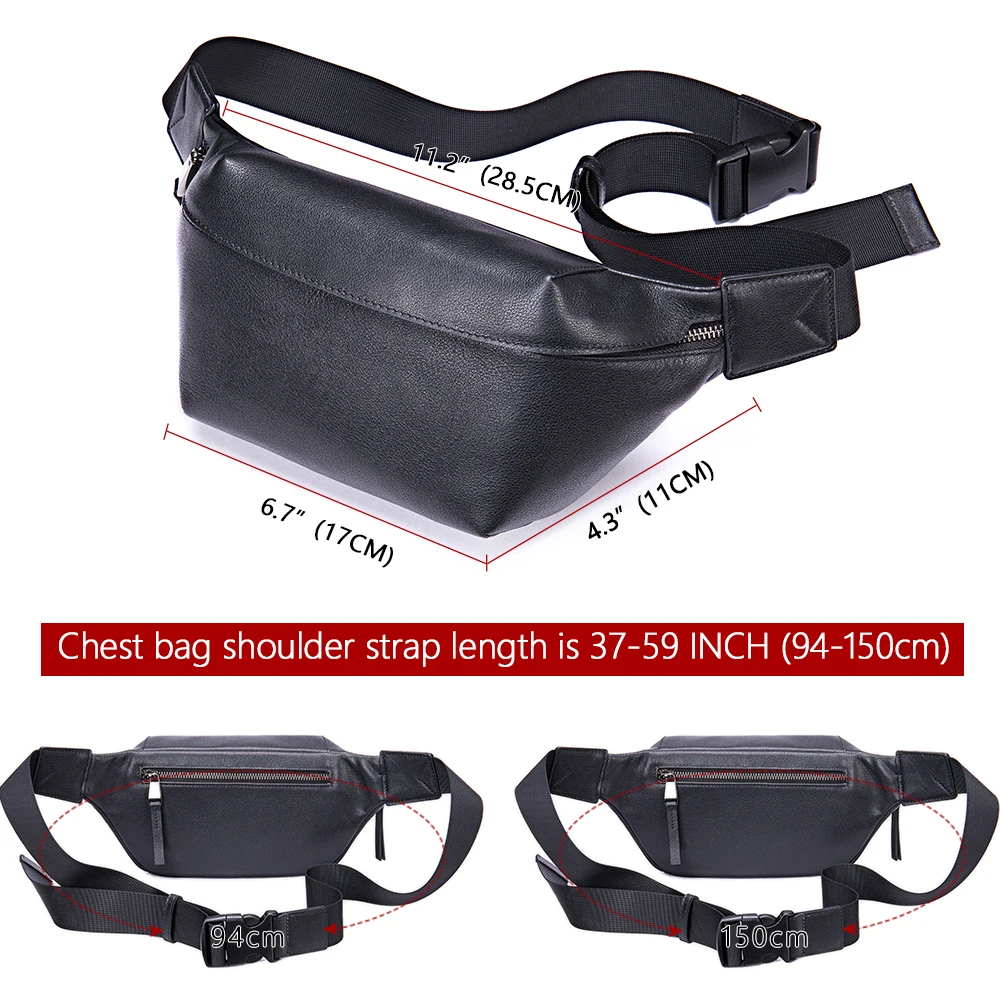 Luxury Fashipn Designer Cowhide Leather Men Women Waist Bag Bumbag - China  Bag and Handbag price