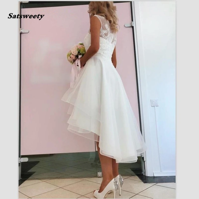 High-Low-Wedding-Dresses-vestidos-de-novia-Lace-Appliques-Sexy-Beach-Bridal-Gowns-White-Ivory (1)