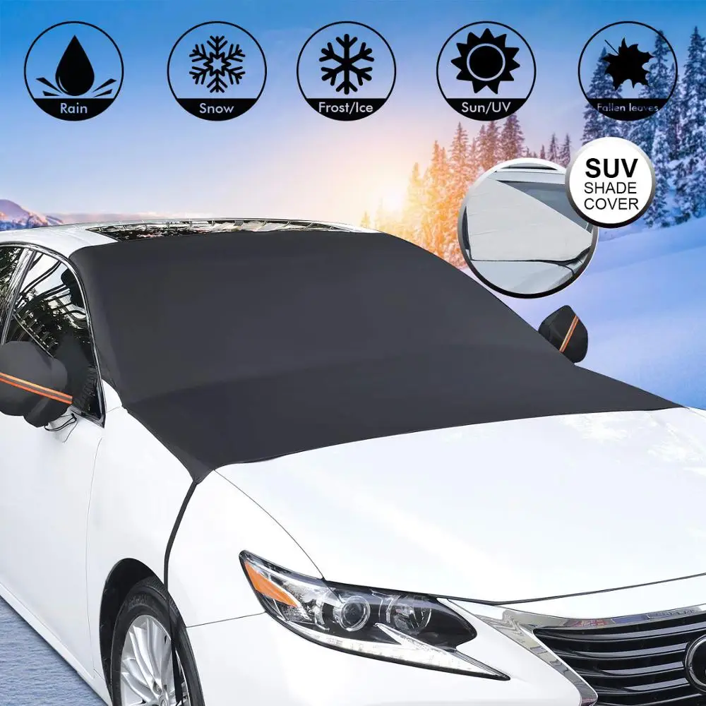 Auto Car Windshield Cover Sun Shade Protector Snow Ice Rain Dust Frost Guard