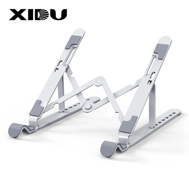 XIDU Laptop Stand For Desk Aluminium Alloy Notebook Stand Laptop Computer Accessories Foldable Support Notebook Monitor Holder 1