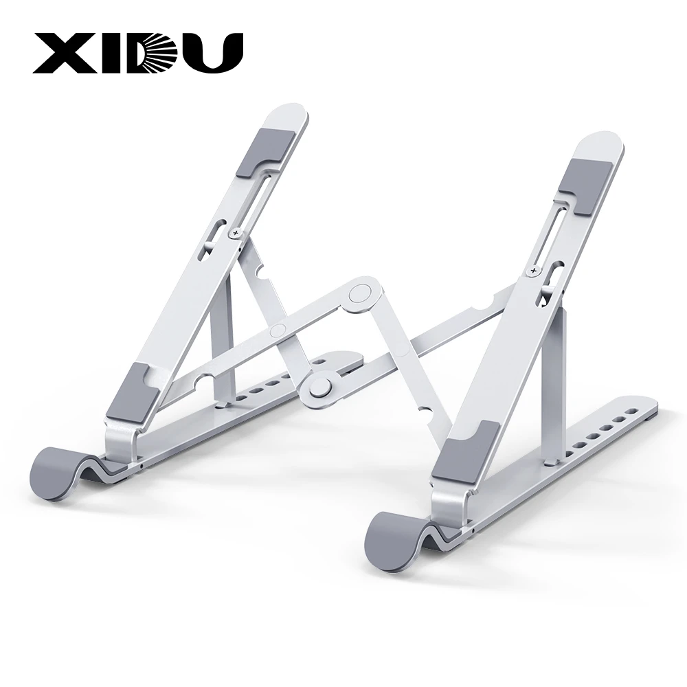  XIDU Laptop Stand For Desk Aluminium Alloy Notebook Stand Laptop Computer Accessories Foldable Support Notebook Monitor Holder 