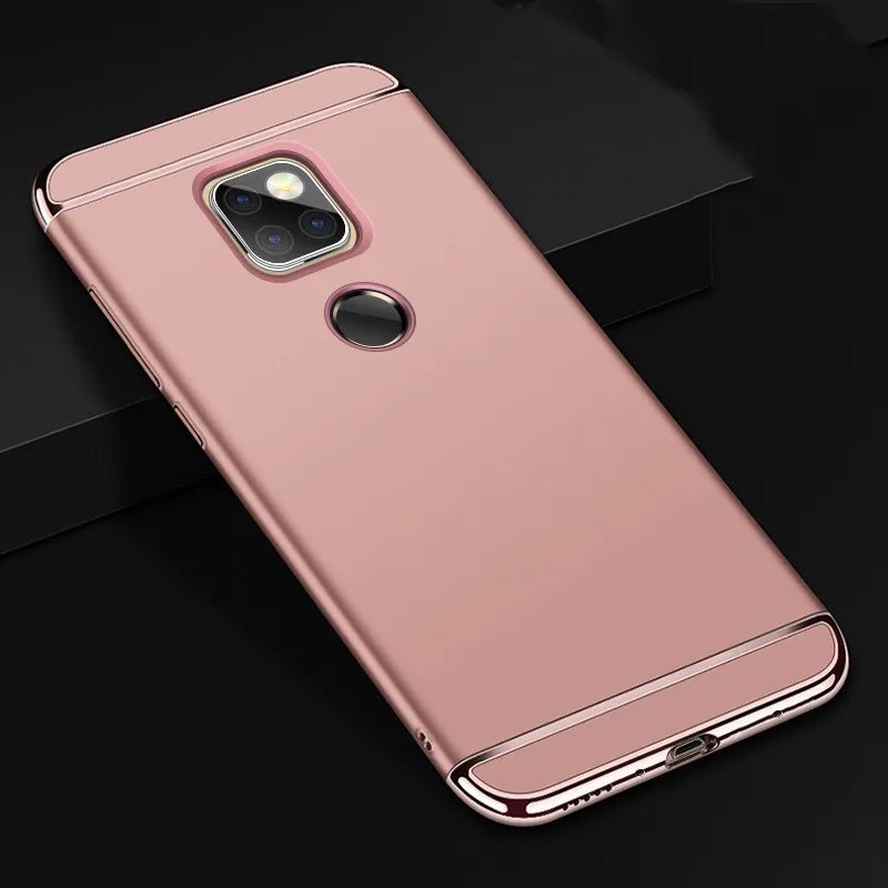 ПК Жесткий чехол Роскошный металлический защитный чехол для huawei P10 плюс P20 P30 Honor 9 10 20 9i 10i 20i играть 8X 8A Коврики 20 lite pro Чехол - Color: Pink