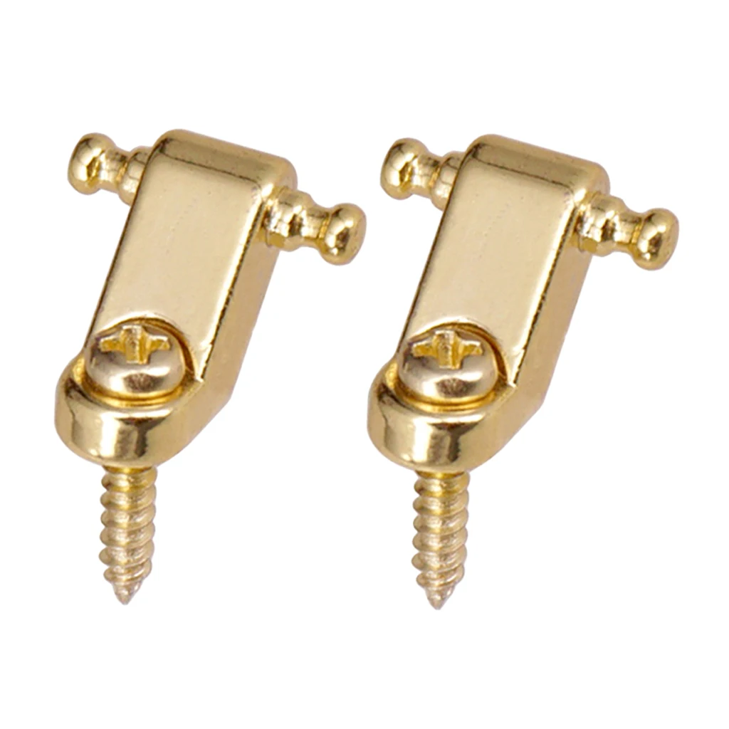 4x String Tree Retainer Assembly Trees Guide FElectric Guitar Parts, Golden