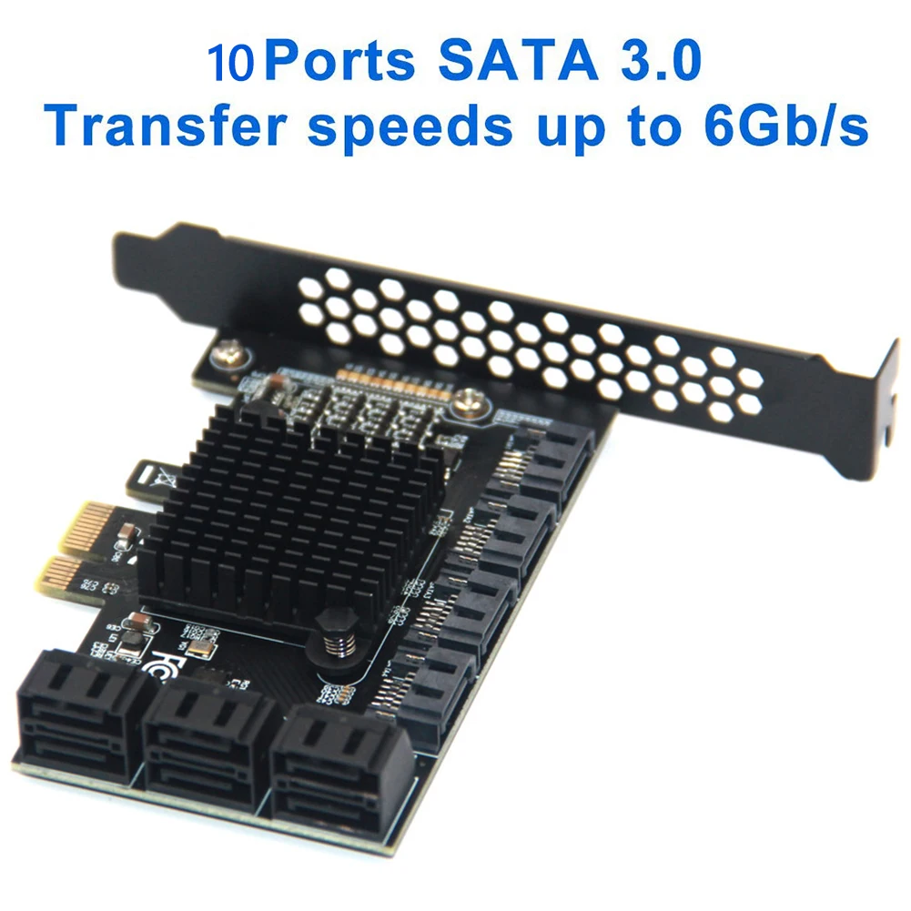 SATA PCIE 1X адаптер 4/6/10 Порты X4 X8 X16 3 0 6 Гбит/с скорость Riser карты расширения III PCI Express