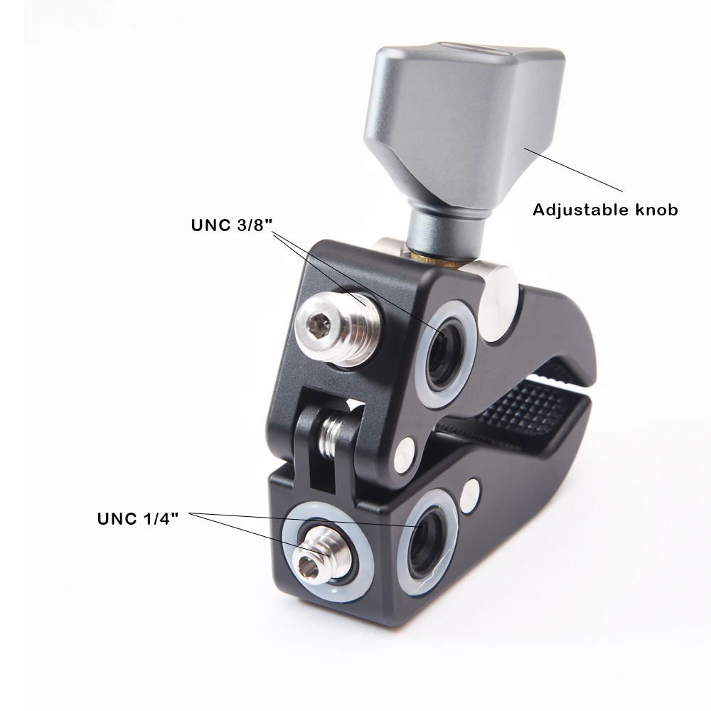 Super-Clamp-Crab-Pliers-Clip-for-DSLR-Cameras-Gimbal-Magic-Arm-Umbrellas-Cross-Bars-Music-Stand