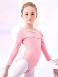 Autumn And Winter New Girls Fashion Cute Dance Dress Long-Sleeved Ballet Dress Long-Sleeved Jumpsuit