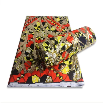 

Latest Sequins African Fabrics 100% Cotton Batiki Wax Prints Kitenge/Pagnes/Kikwembe Embroidered Sequins YXL-12