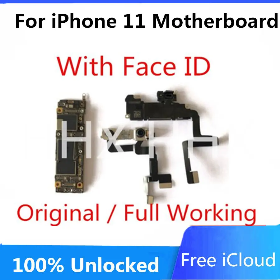 Заводская разблокированная материнская плата для iPhone X без идентификатора лица