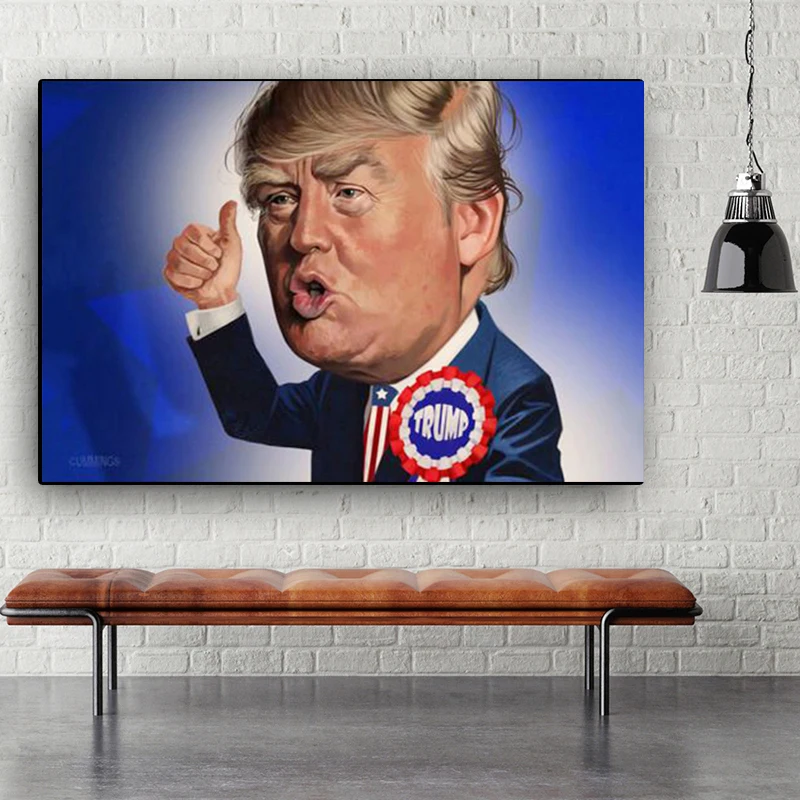 

Miaodu Comic President Trump 5D DIY Diamond Painting Mosaic Embroidery Diamond Painting Cross Stitch Embroidery Crafts Painting