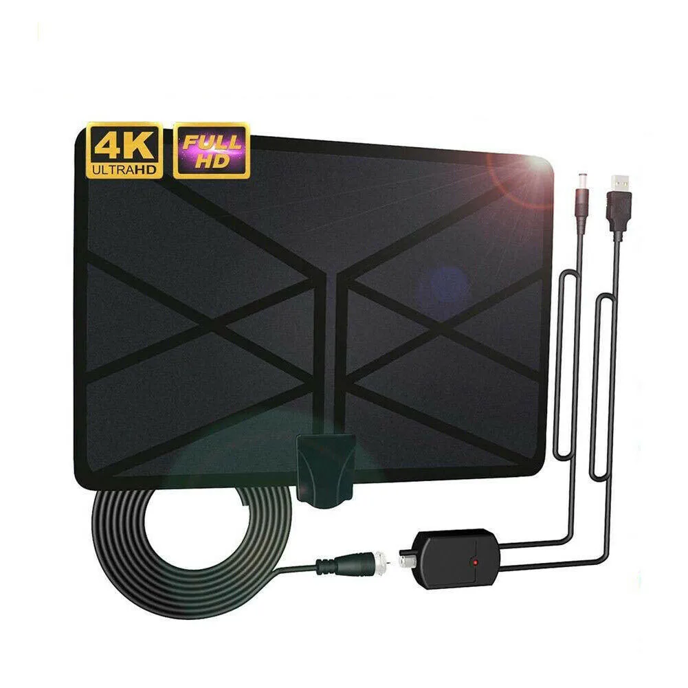 960 Mile Range Clear Indoor HD tv 4K аксессуары усилитель сигнала цифровая Простая установка ультра тонкая домашняя ТВ антенна с низким уровнем шума