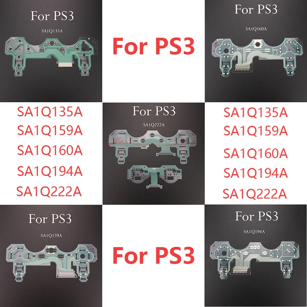 

For PS3 Controller Dualshock 3 SA1Q135A 160A 159A 194A Vibration Conductive Film Controller Ribbon Circuit Board