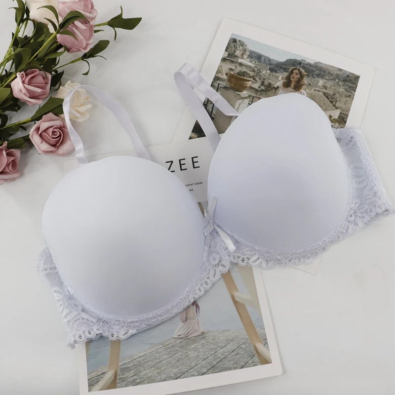 Beauwear DD E чашечки Сексуальные Без подкладки пуш-ап бюстгальтеры с полным покрытием цветочные кружева для женщин бюстгальтер на косточках поддерживающий размера плюс 42-52