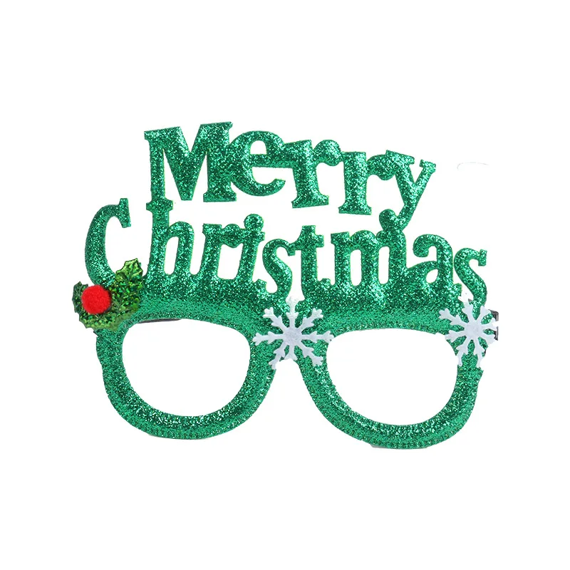 1pc glasses-B Головной убор с оленем, рождественской елкой, Рождественская повязка на голову, обруч на голову, ободок для вечеринки, новогодний подарок для детей, декор Navidad Noel - Цвет: 1pc glasses-B