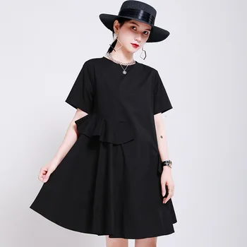 

Dress Summer 2020 New Female Mori Holiday First Love Platycodon Grandiflorum A Word Fairy Dress Short Sleeve French Dress