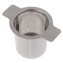 10 см* 7,5 см фильтр чайных листьев сито 1 шт. сетка из нержавеющей стали для заварки чая металлическая чашка ситечко