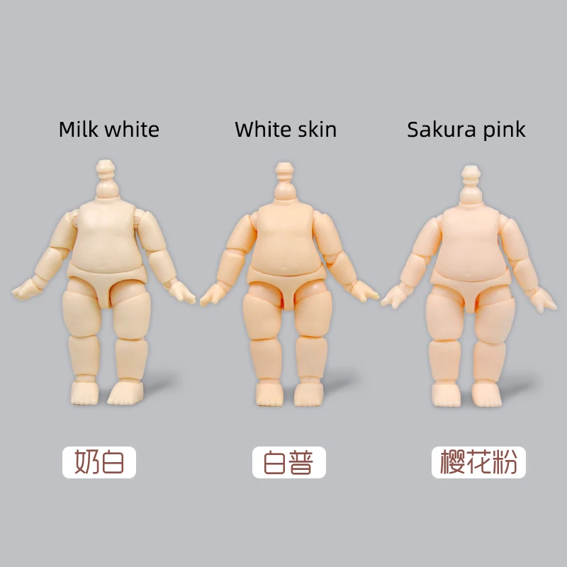 MINI Ob11 Doll YMY Small Dolls Body Can Be Connected To BJD Doll Head GSC Young Doll OB Joint Body Movable Doll Accessories 2