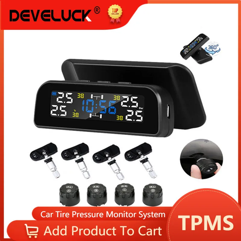 Система мониторинга давления в шинах универсальный внешний датчик TPMS на