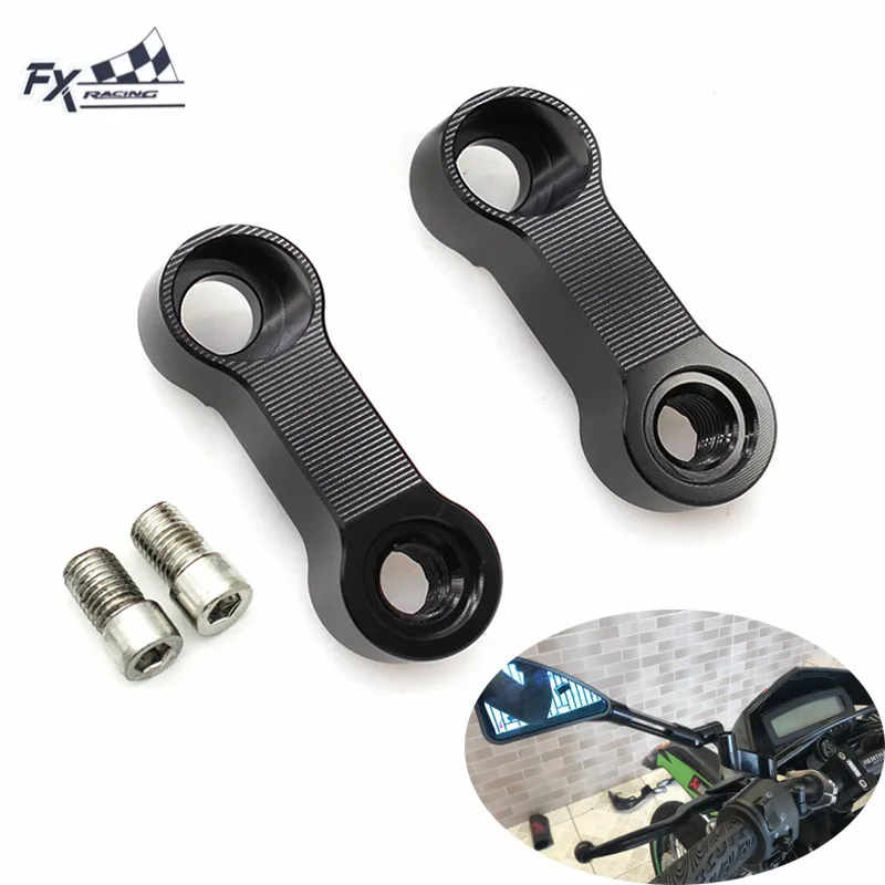 

M10 CNC Motorcycle Mirror Mount Riser Extender Adapter For Honda PCX 125 FMX 650 CB1000R Hornet CB600/CB900 CB1300SF CB750 CB400