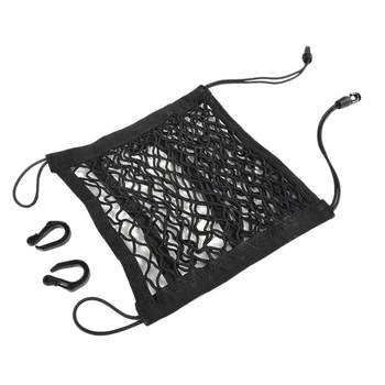 

3 Layer Car Seat Net Storage Universal Car Organizer Storage Bag Hook Pouch Holder For Bottle Phone Clothes