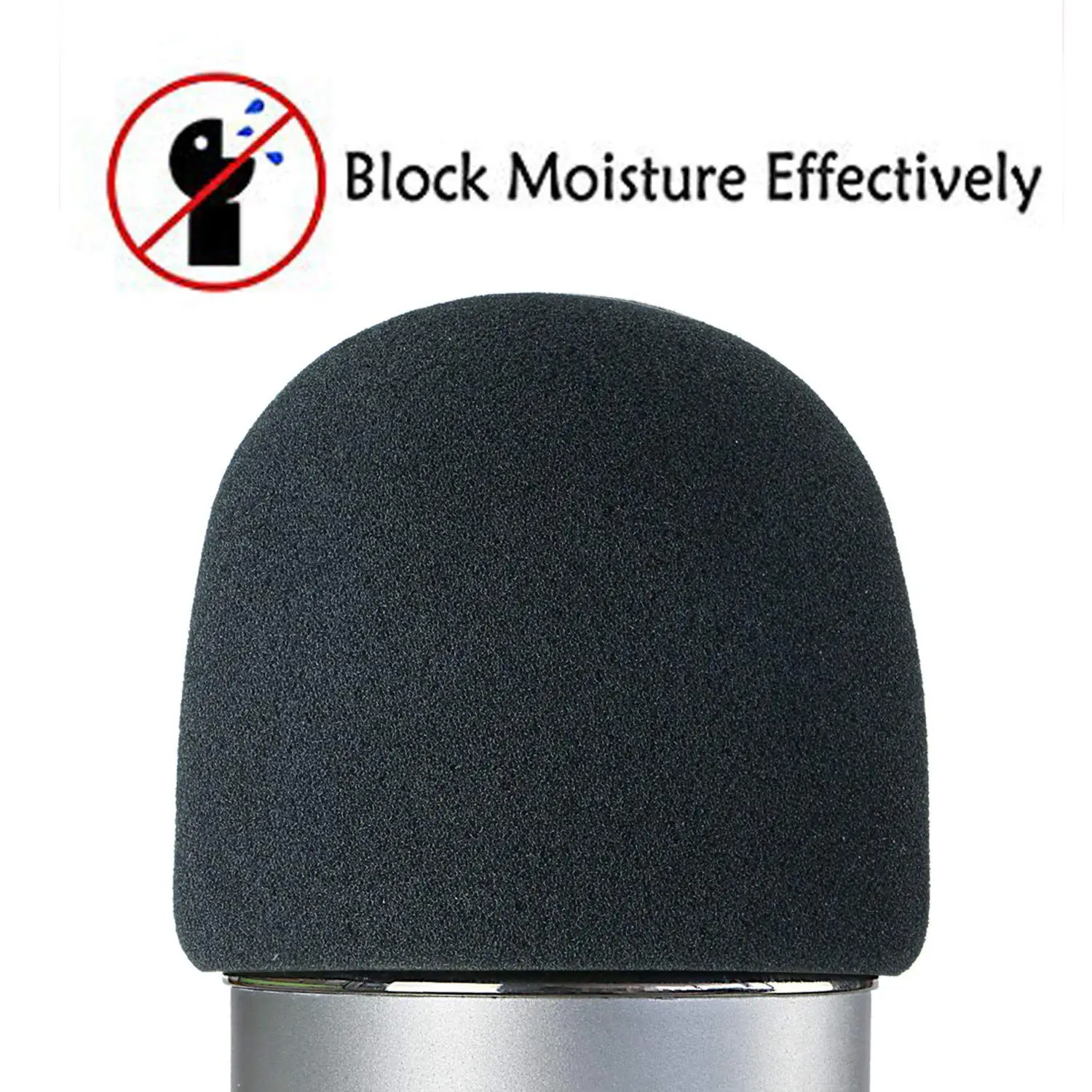Professional Foam Windscreen For Covers Other Large Microphones, Such As Mxl, Audio Technica- Quality Sponge Material Makes Thi