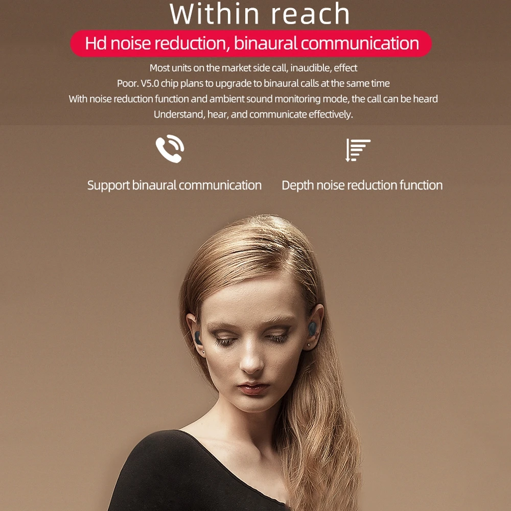 Original Xiaomi Redmi AirDots True Wireless Earphone Headphone TWS bluetooth Earphones Active Noise Cancellation Dropshipping