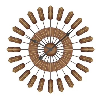 

Luxury Metal Wall Clock Modern Design European Minimalism Style Big Clocks Art Hanging Iron Wall Watch Home Decor Silent R2255