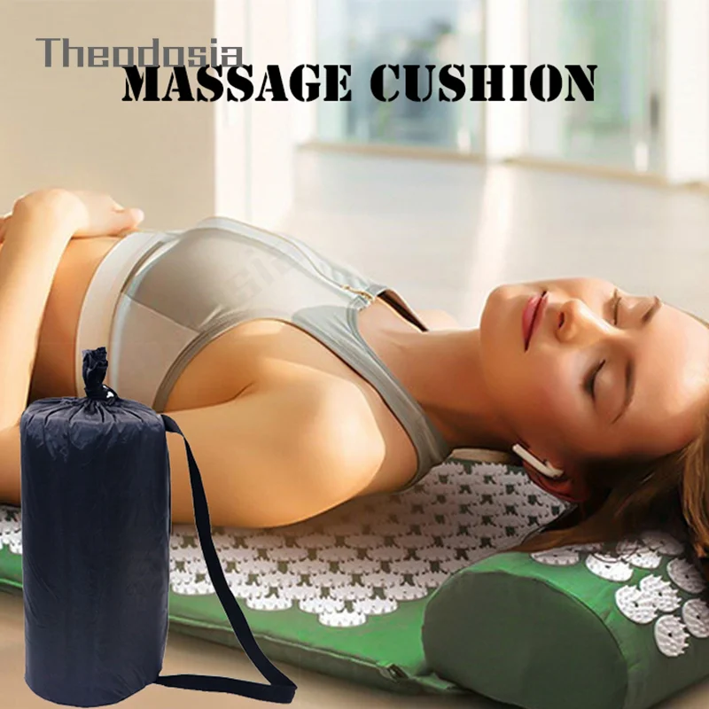 

For massage cushion yuga massagist fitness Massage blanket back stretcher sensi mat massage pillow Whole body massager masses