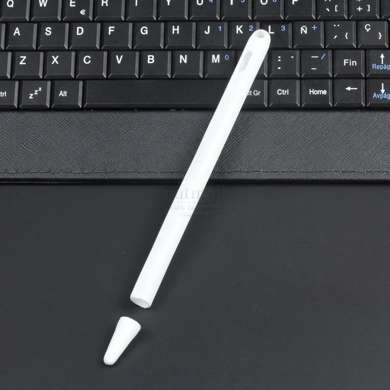 White Для Apple Pencil 2 Tip Case Женский мягкий силиконовый для iPad Pencil 2-го поколения крышка крышки планшета ручка-стилус держатель чехол - Цвета: White